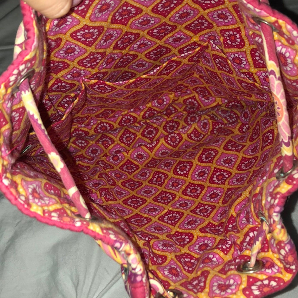 Vera Bradley String Back Pack In Raspberry Fizz - image 2